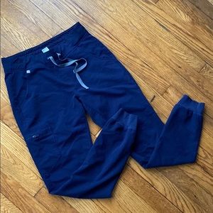 Figs navy joggers